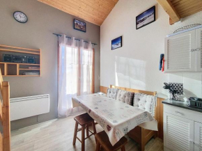 Studio cosy avec mezzanine, proche pistes et commerces, parking inclus - FR-1-417-167